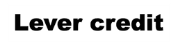 Lever credit