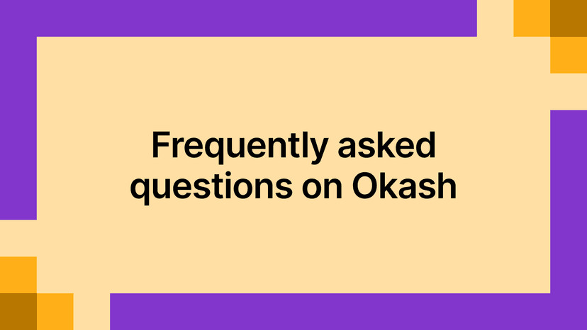 Frequently asked questions on Okash 